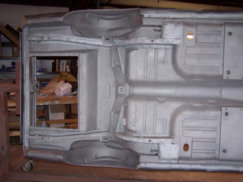 Naked! This is how it looked after back from media blasting.